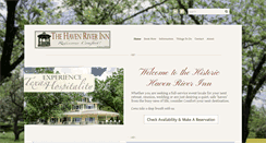 Desktop Screenshot of havenriverinn.com